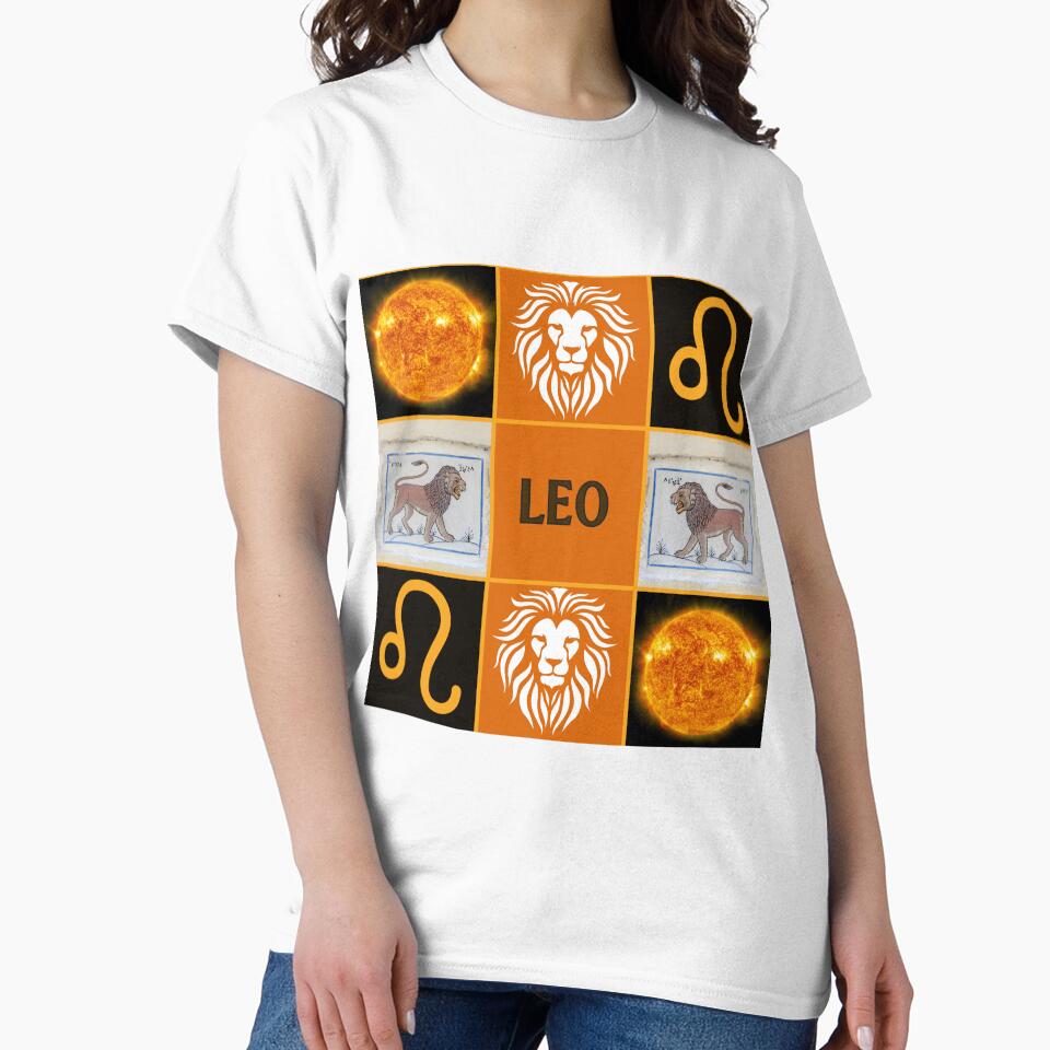 Leo Lion Zodiac Astrology Design by Scotti Cohn