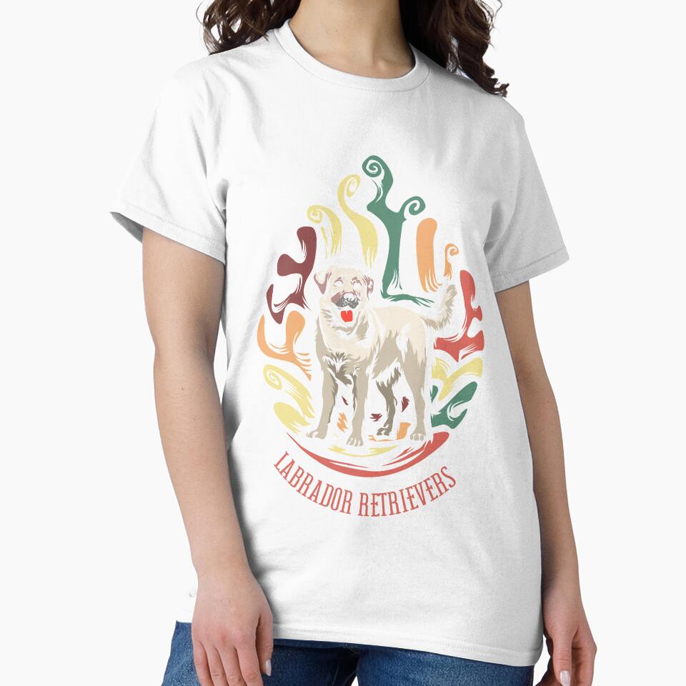 Labrador Dog | Retro design for Dog Lovers by WearthisTee009