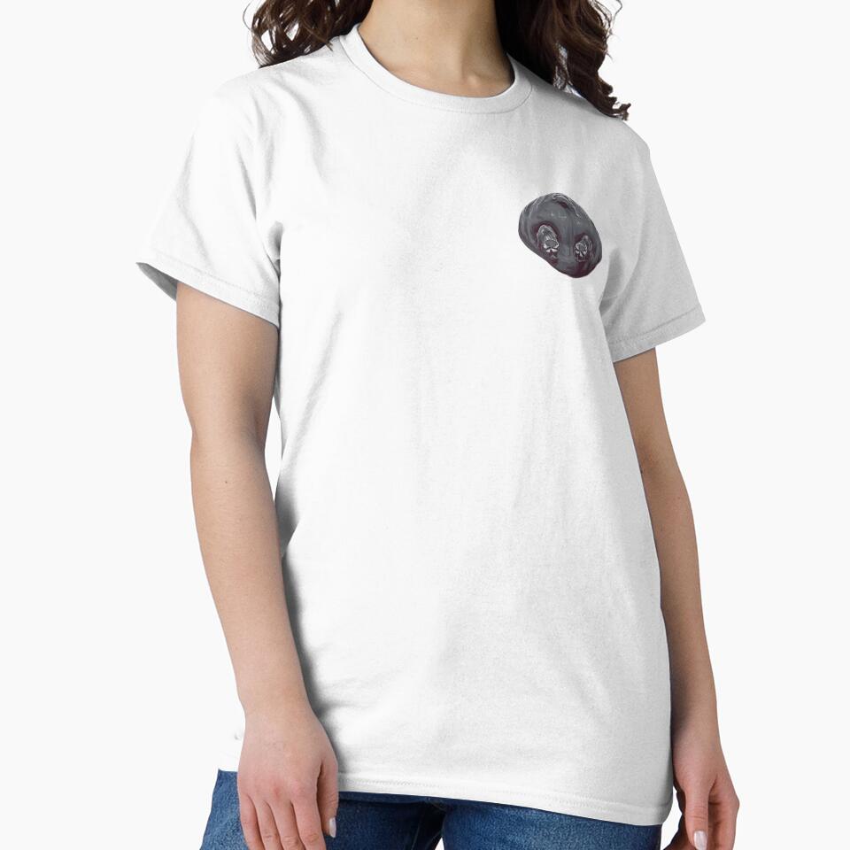 Hippo butt, small print white edition by bye-then