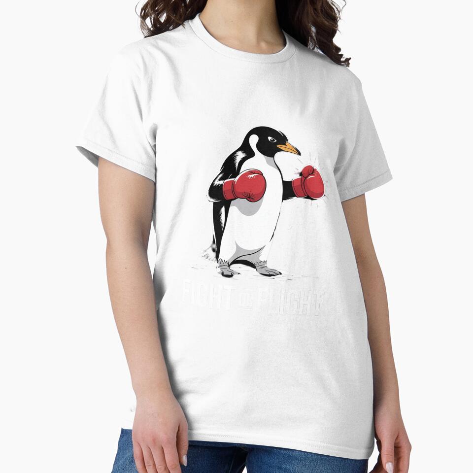 Fight or Flight Funny Penguin Meme 1 by RuthGAArt