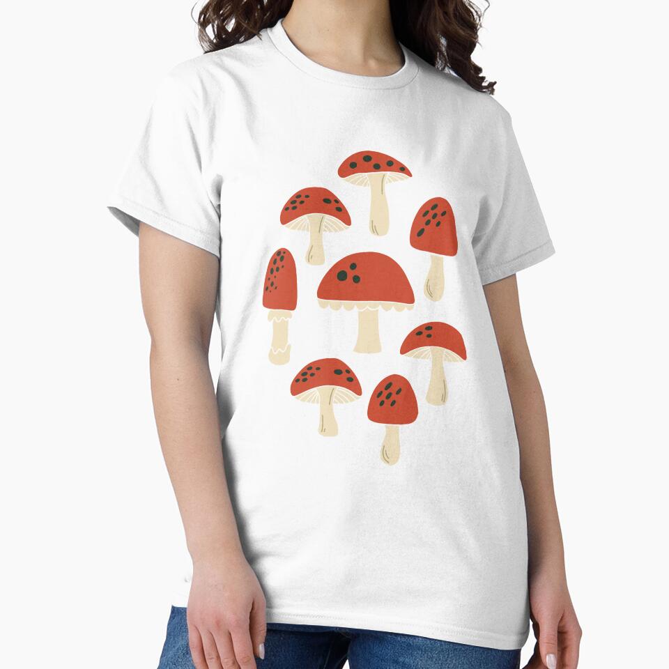 Little Mushrooms by latheandquill