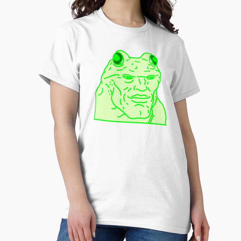 А brutal frog sits and watches by Broke69