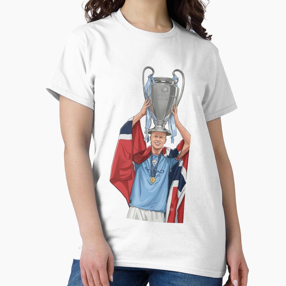 Erling Haaland Goal Machine – Norway Football Superstar Graphic by Mialunaa