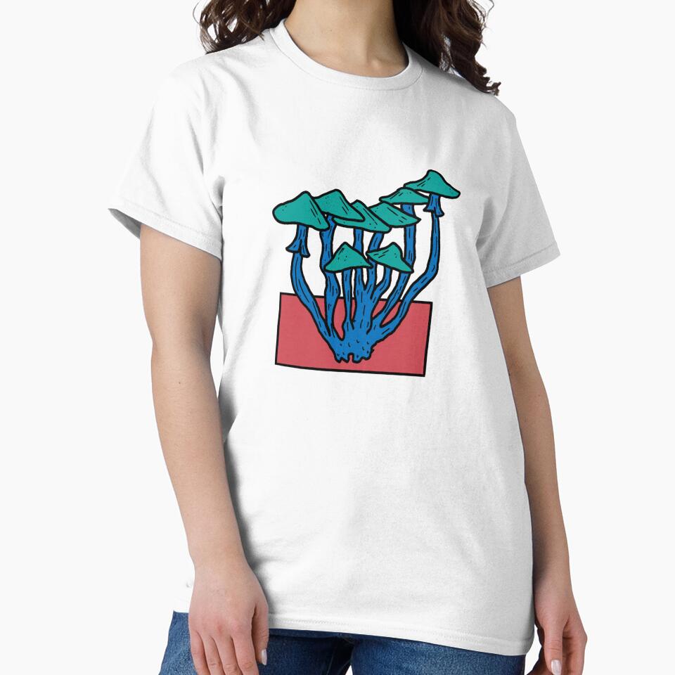 Blue Mushroom Group by ScaredCryptid