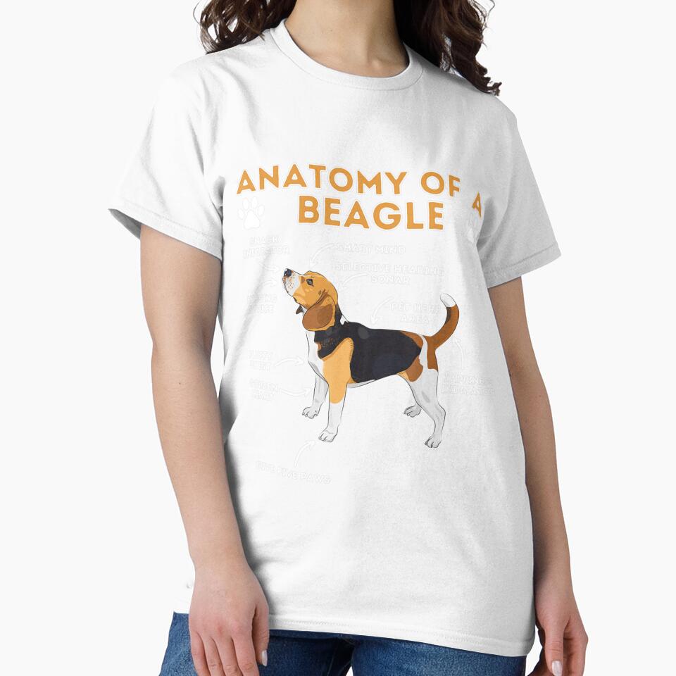 Anatomy Of A Beagle   Funny Beagle Dog Lover Pet Owner by alifehcmc