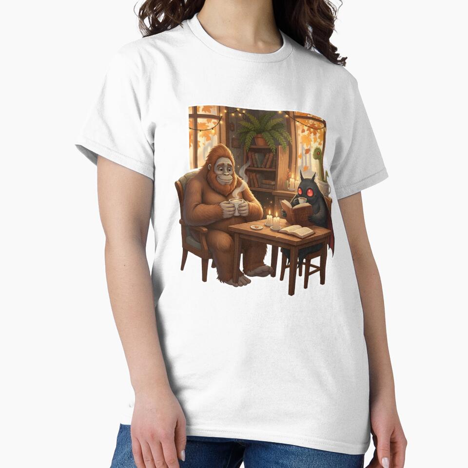 Cryptid's Cozy Cafe - Bigfoot & Mothman Coffee Break by StickyGuys