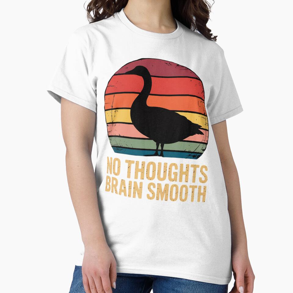 Internet Funny Goose Ironic Silly Meme Smooth Brain Gang by Sandrhaus