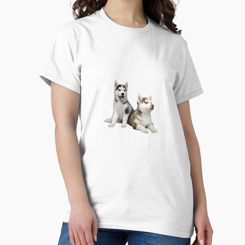 Anatomy Of A Siberian Husky Tee Funny Dog Gift Lover by NiceStore059