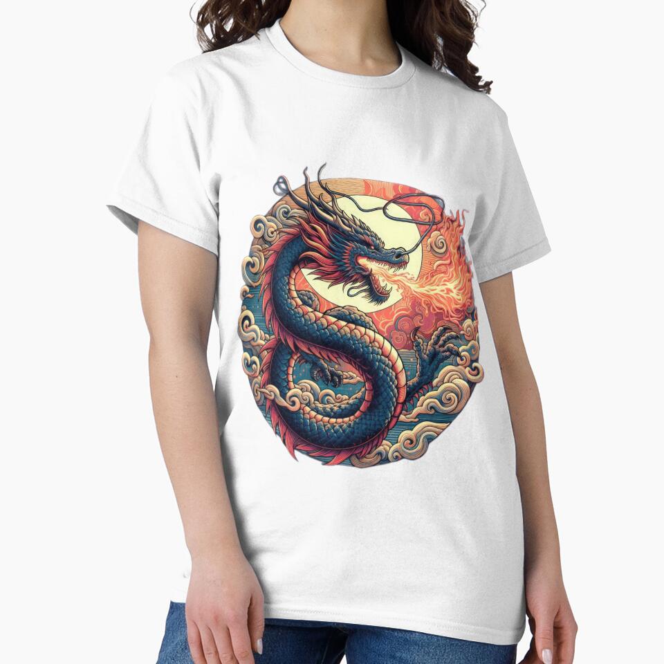 Volcanic force  dragon breathing fire vintage by Expressions-Sel
