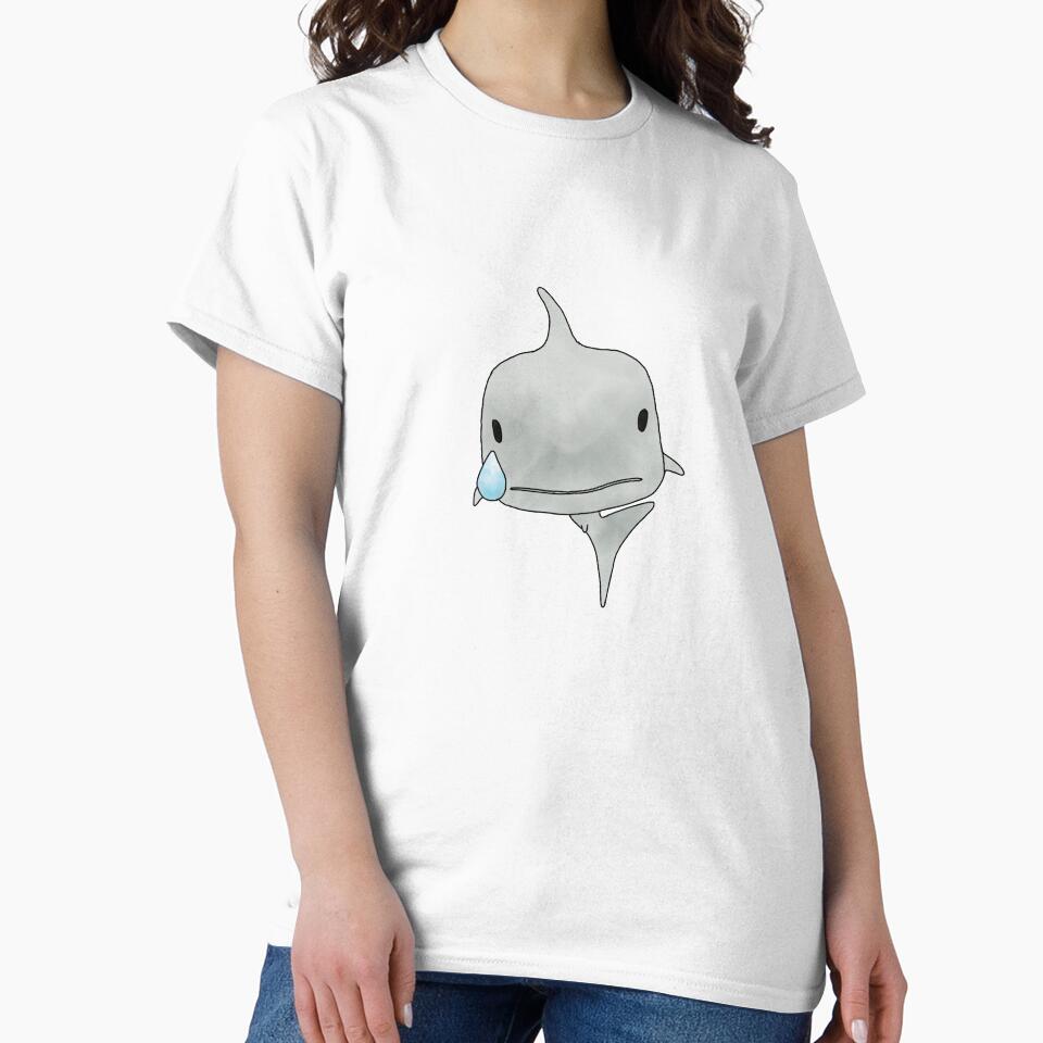 sad baby shark tear by loshijosdesma2