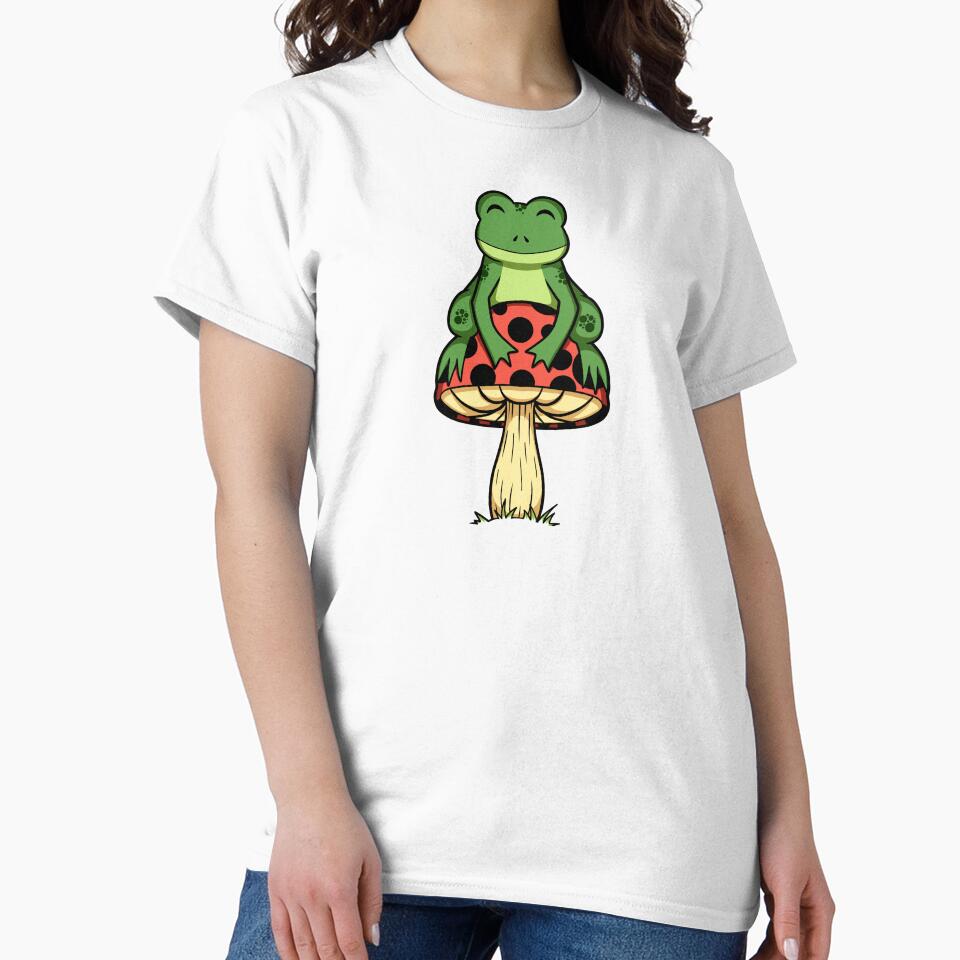 Frog on Mushroom by raplucart
