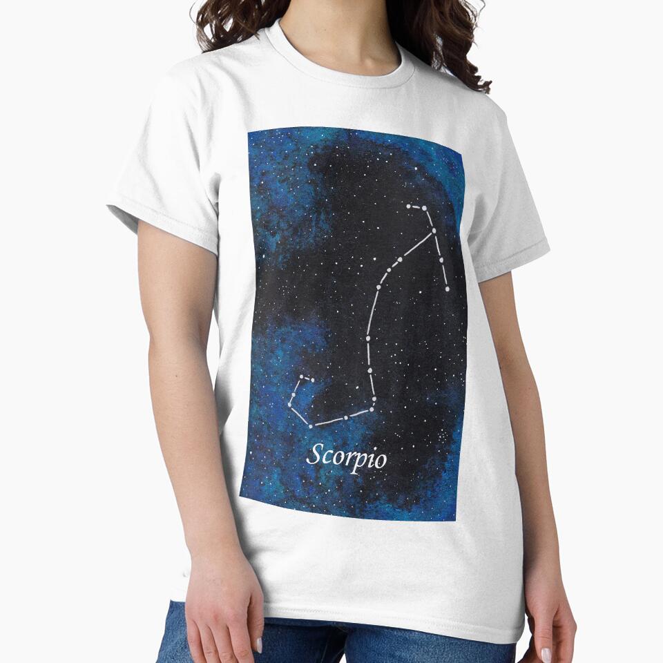 Scorpio Zodiac Sign Space Painting by CoryellArt