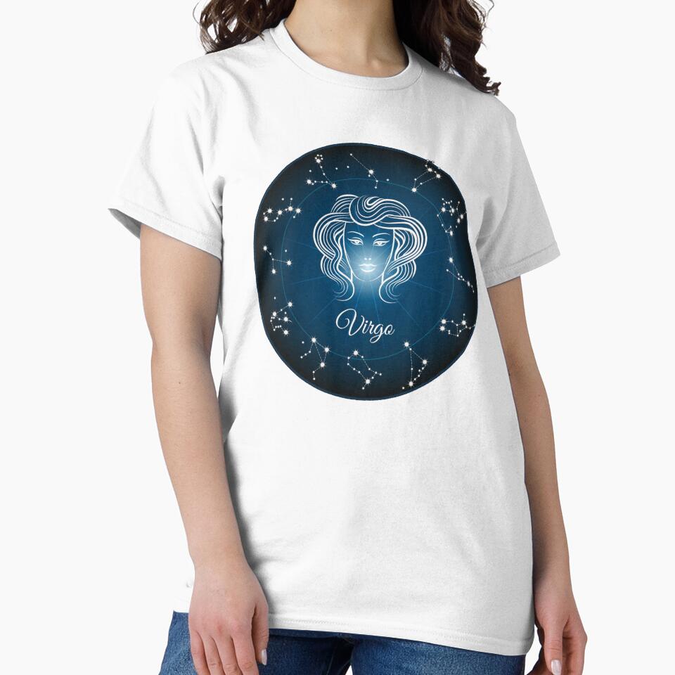 Virgo: Zodiac Constellation Circle Star Sign by WearWolfDesigns