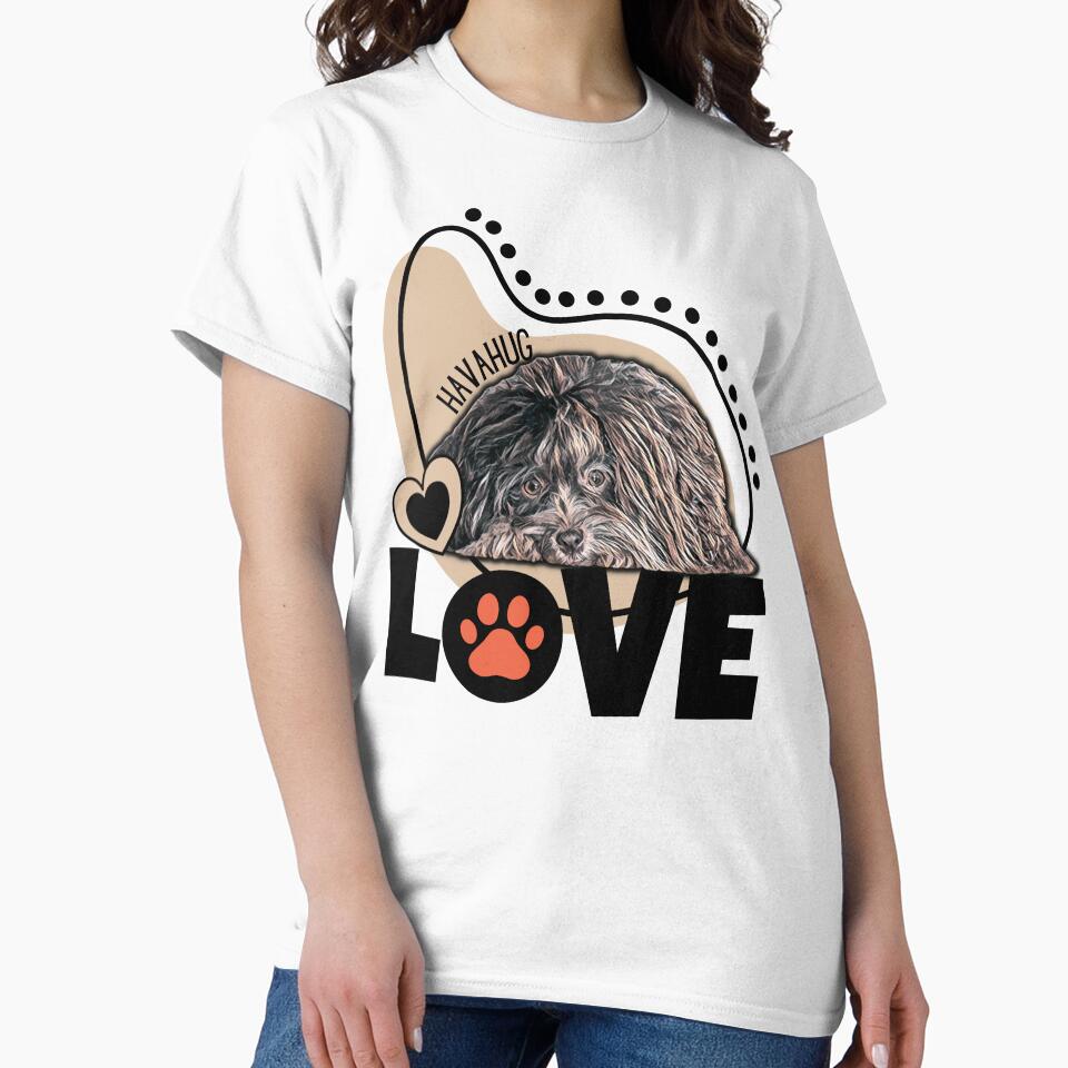 HavaHug Havanese Puppy Love. Exclusive Boho Design for Dog Lovers by HavaHug