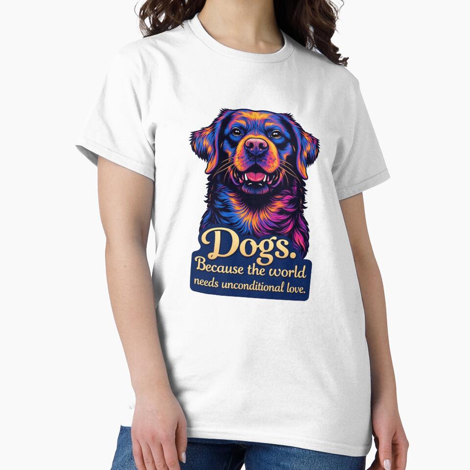 Dogs - Because The World Needs Unconditional Love by TheInkyLine