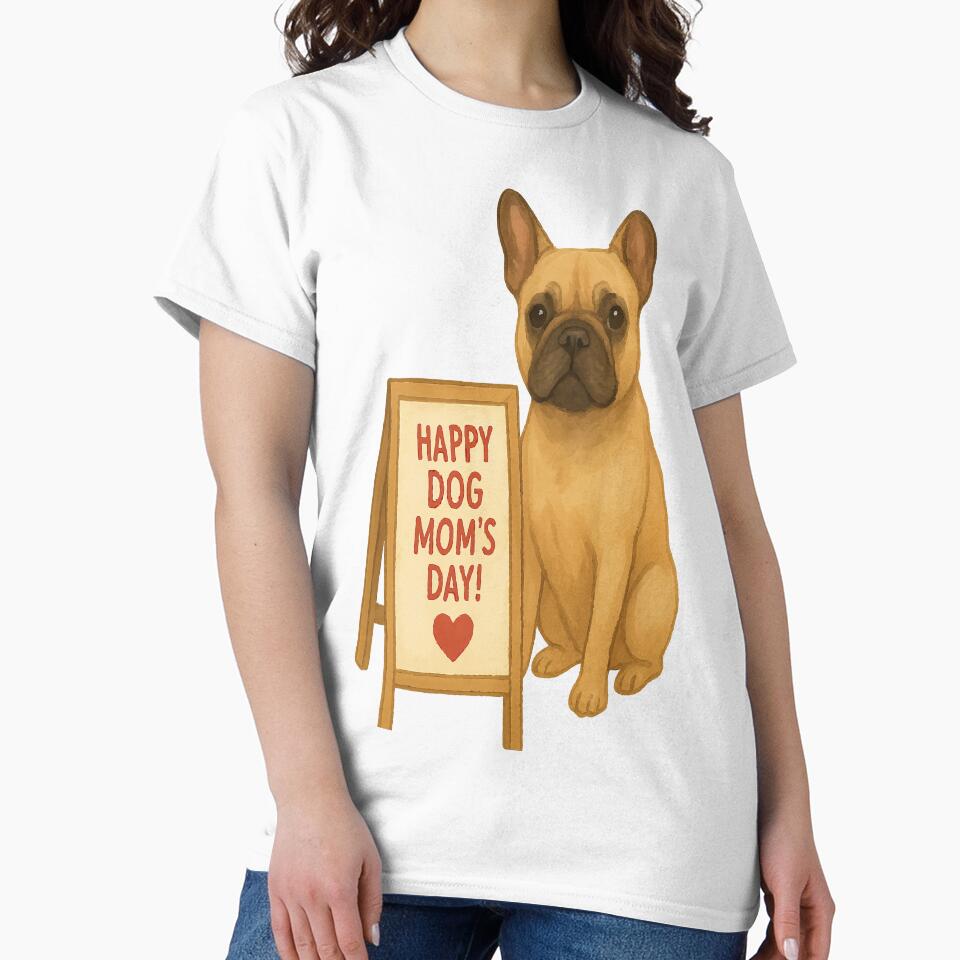 Frenchie Cheers for Dog Moms! by AbstractAnom