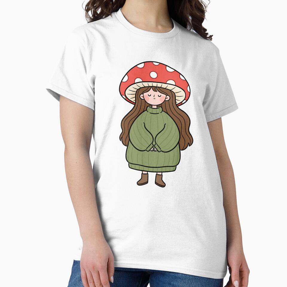 Mushroom Sprite Girl by TheCozySprout