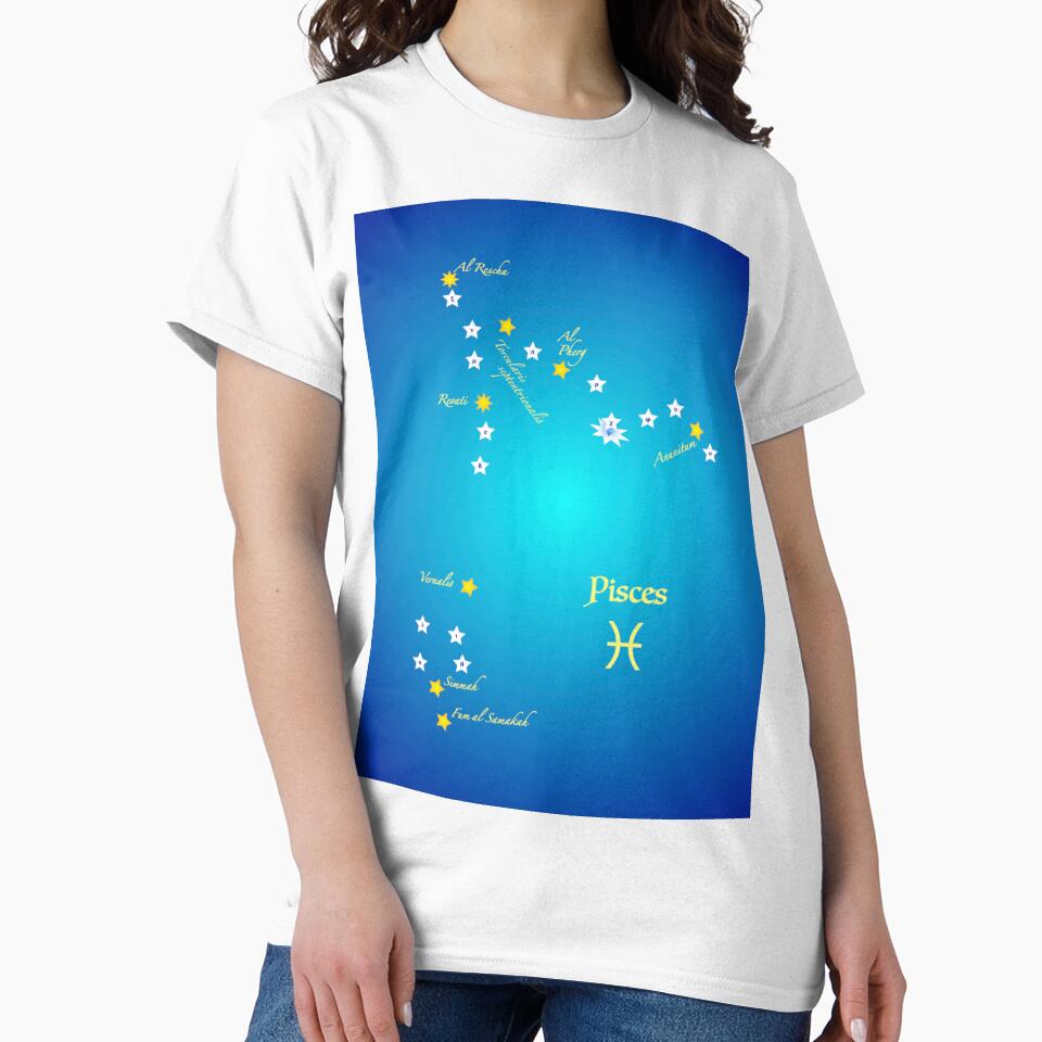 PISCES — Constellation of Pisces by RoseMayBox