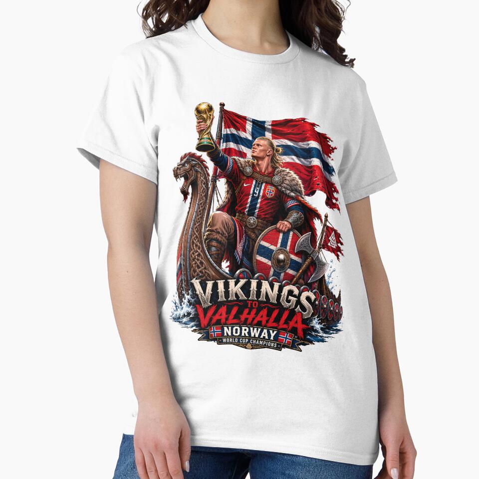 Norway Football Vikings - Nordic Pride & Passion by ox prints