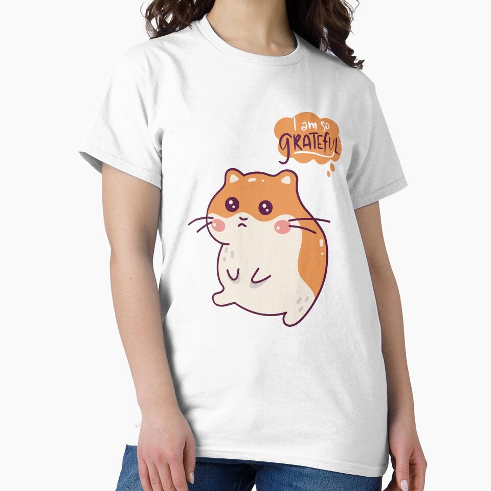 I am so grateful - Sad Hamster by Babinooart