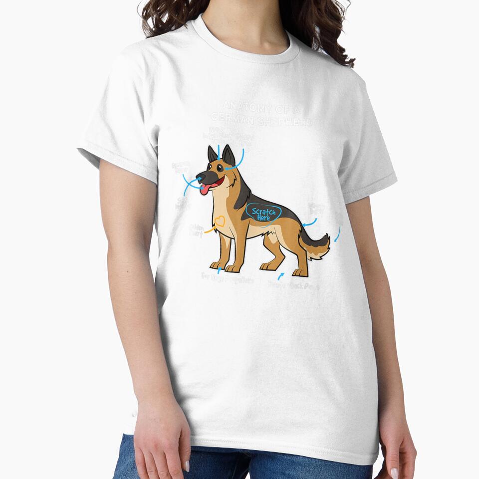 Anatomy Of A German Sheperd Funny Dog Master Mistress by Noline9
