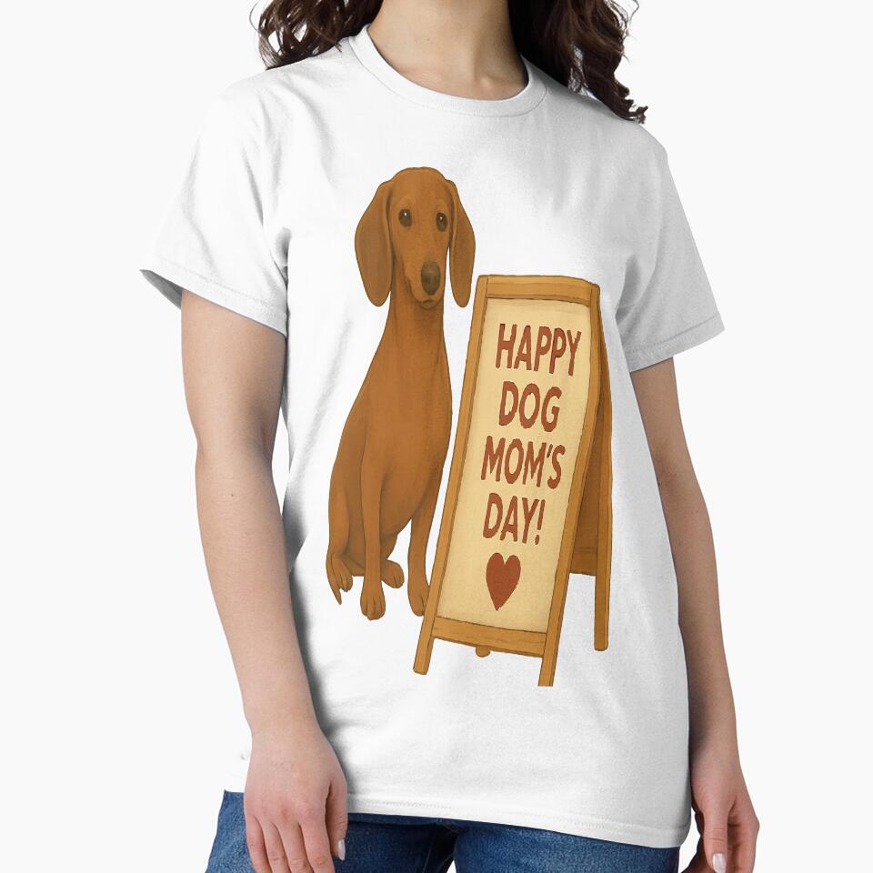 Dachshund Love: Happy Dog Mom’s Day Delight by AbstractAnom