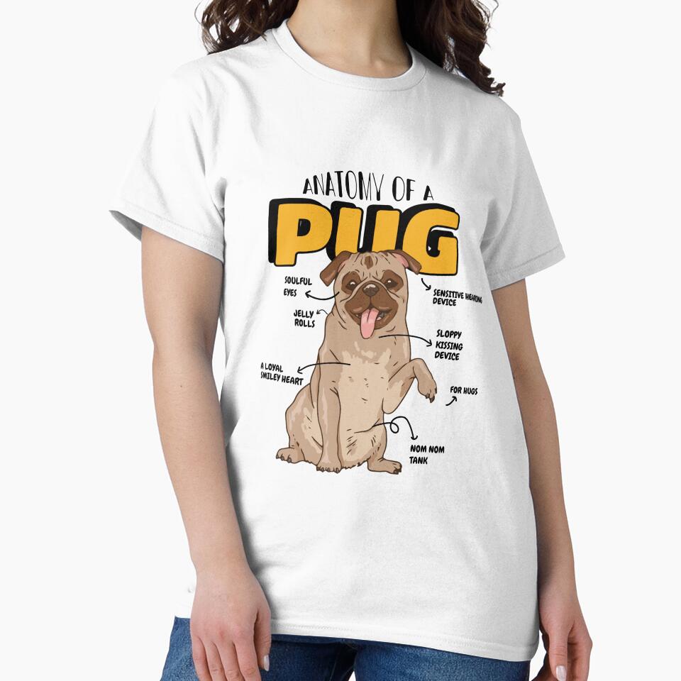 Anatomy Of A Pug by NewArtWave