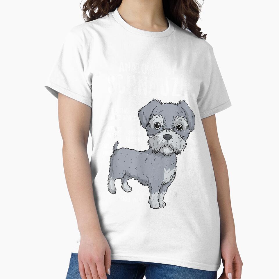 Anatomy Schnauzer Puppy Owner Funny Cute by donnagia