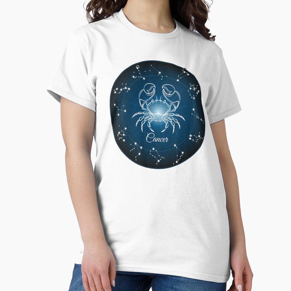 Cancer: Zodiac Constellation Circle Star Sign by WearWolfDesigns