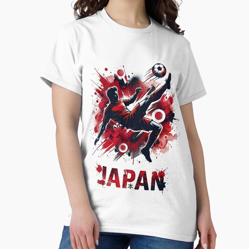 Japan Soccer Fan T-Shirt | Samurai Blue Football Pride Tee | Japanese Fan Gift 2026 by 3ac-Arts