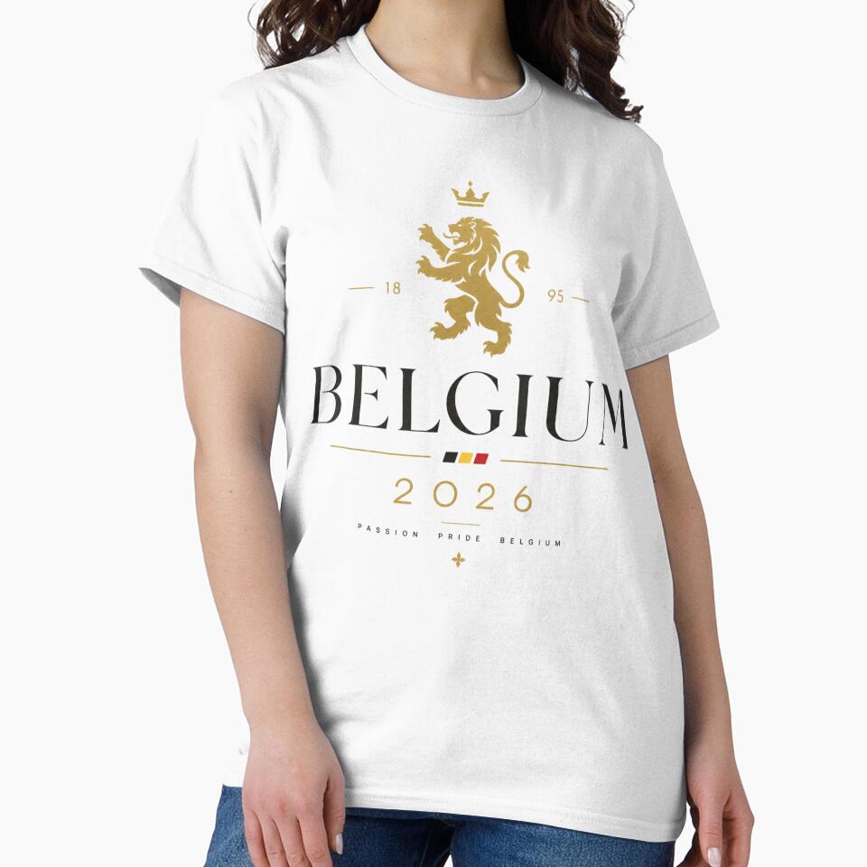 Belgium 2026 Football World Cup Glory | Red Devils Fan Supporter Shirt by rushaib