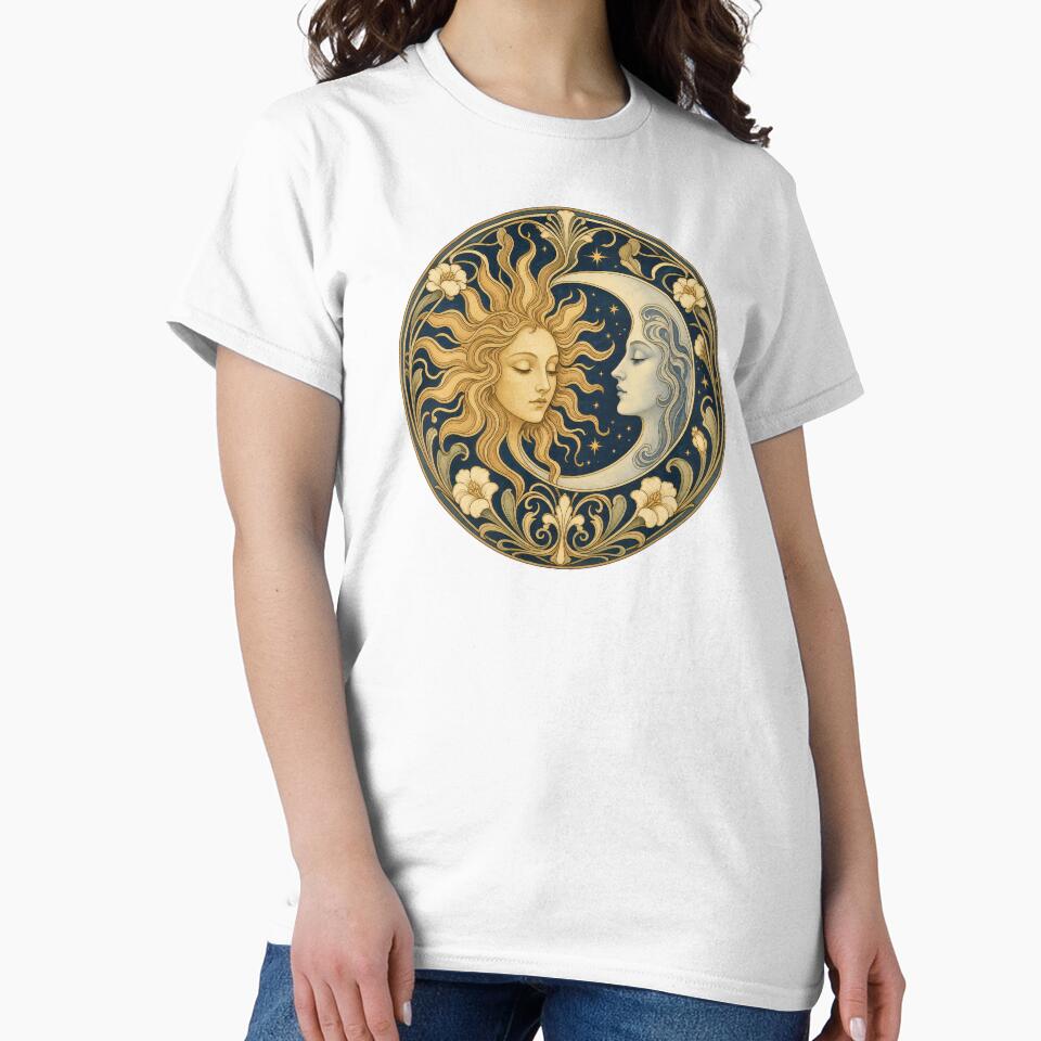 The Sun & Moon - Forever Art Nouveau by Starborne Studio
