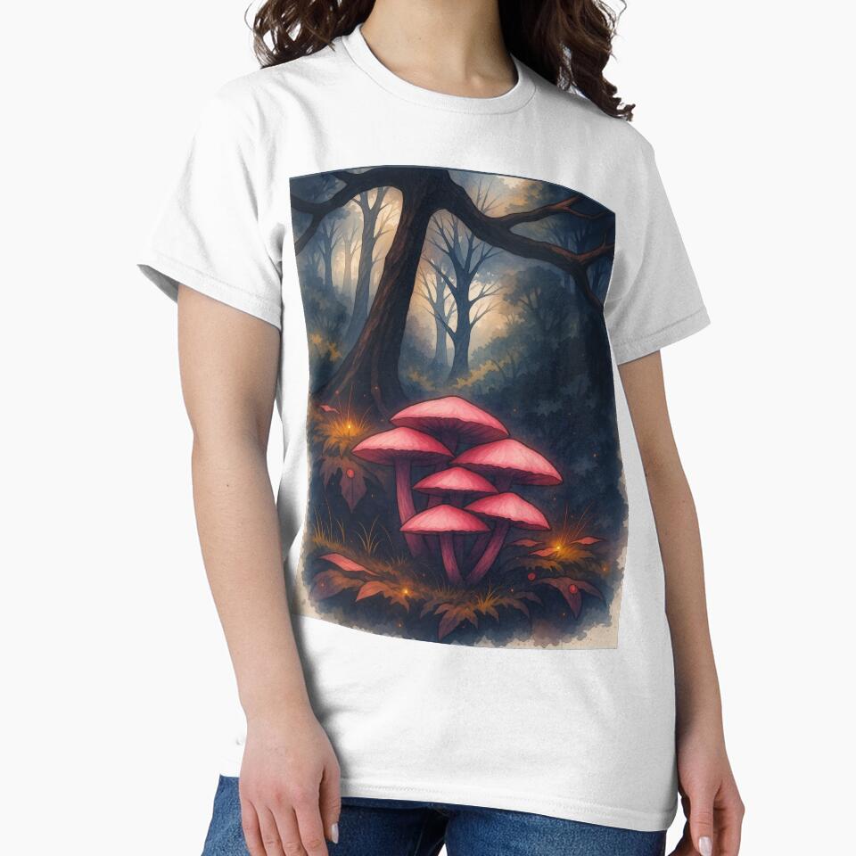 Pink Luminous Fungi by The Rogue Mark