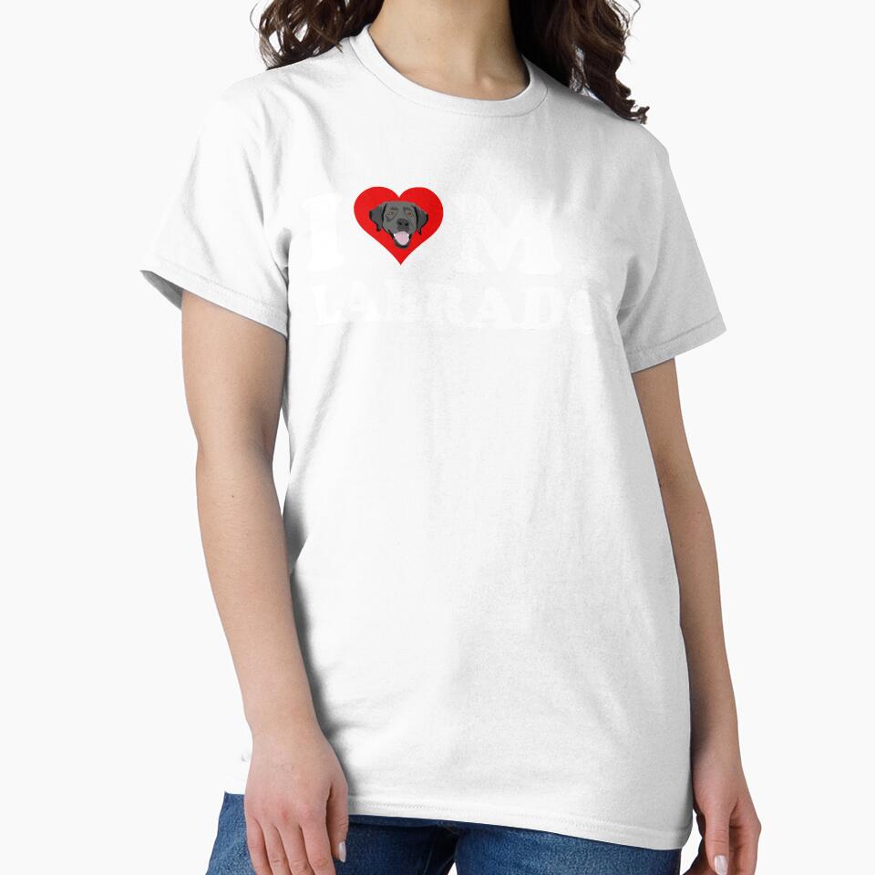I Love My Labrador by Cat Lady Designs