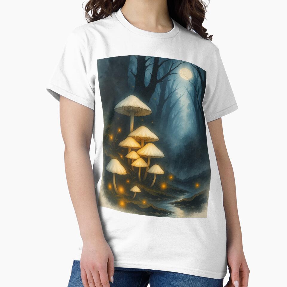 Moonlit Grove of Lantern Caps by The Rogue Mark