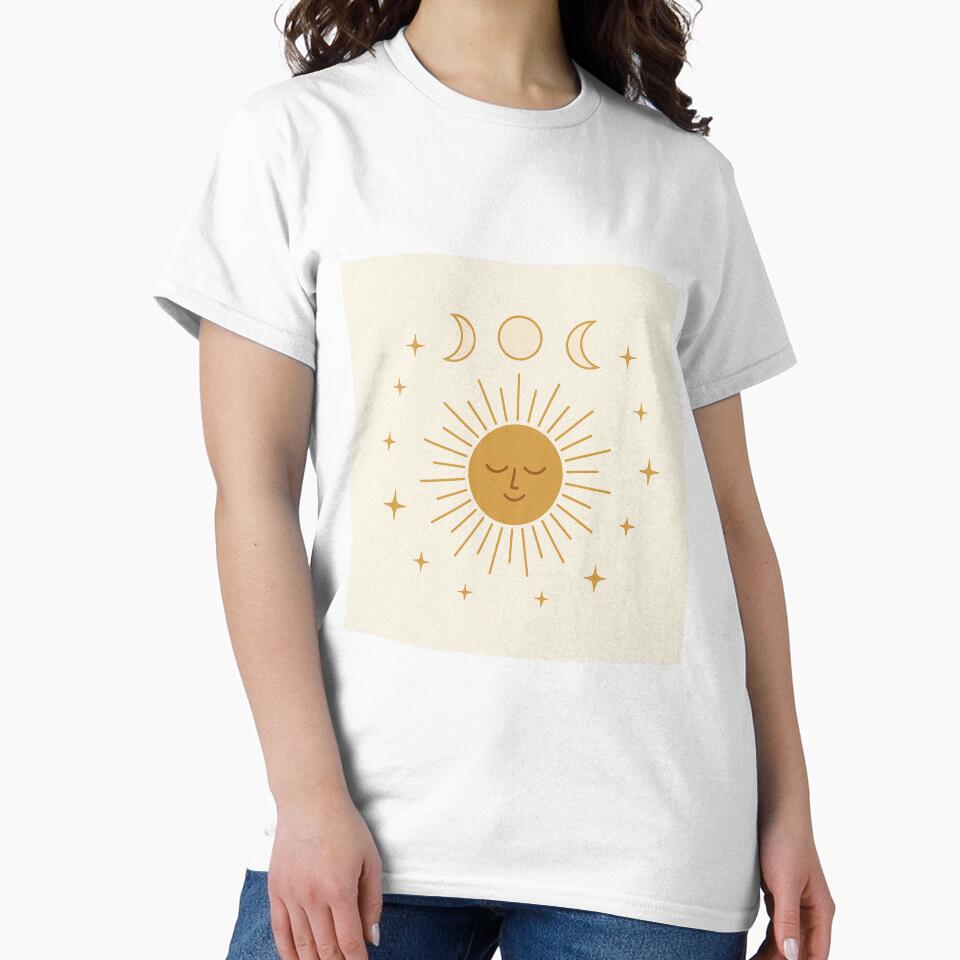 Minimalist Sun and Moon Phases Design by ceksdesign