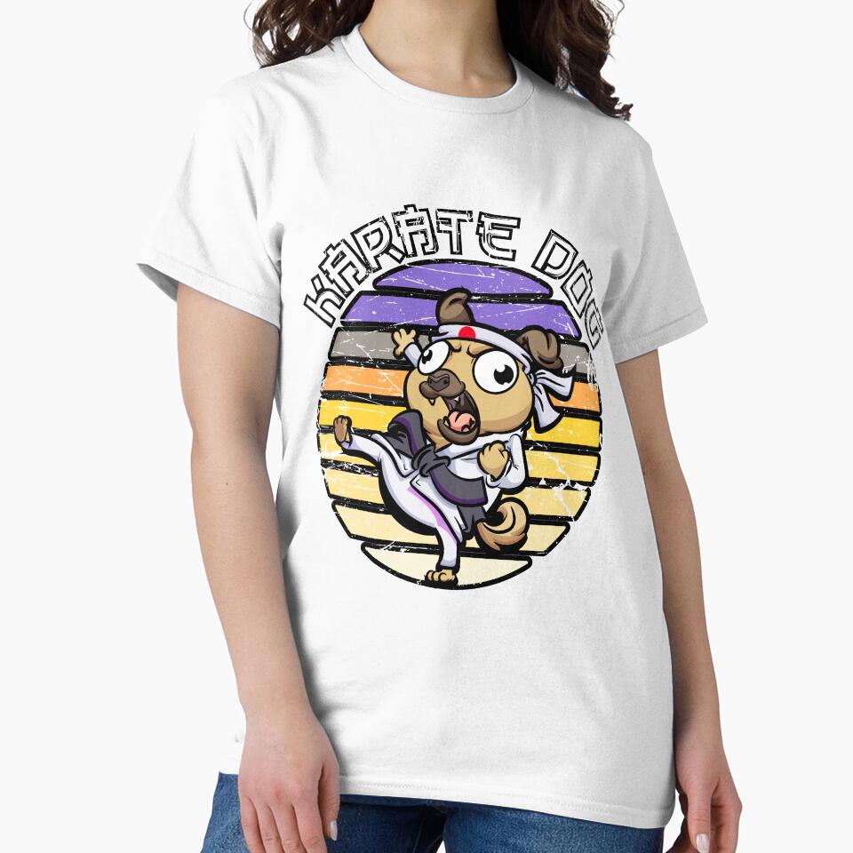 dog knows karate retro by FlipFlop7
