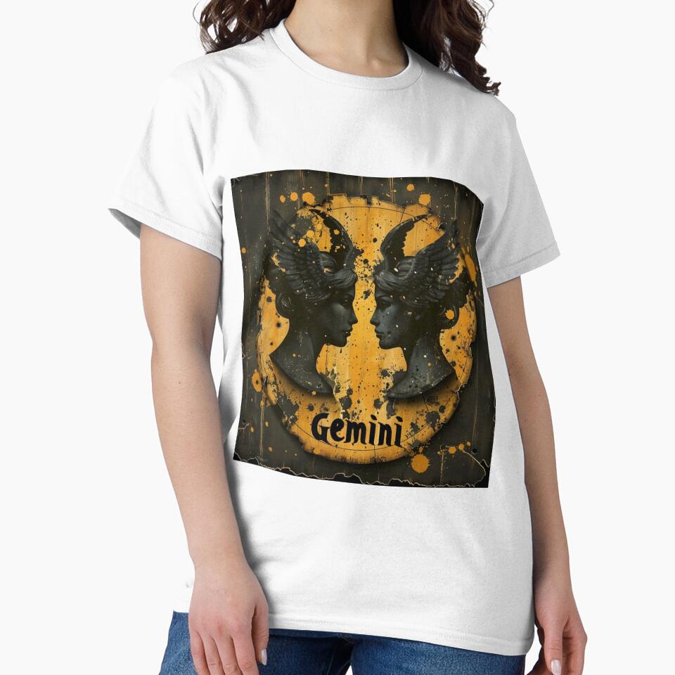 Grunge Style Gemini Zodiac Sign by AiHead