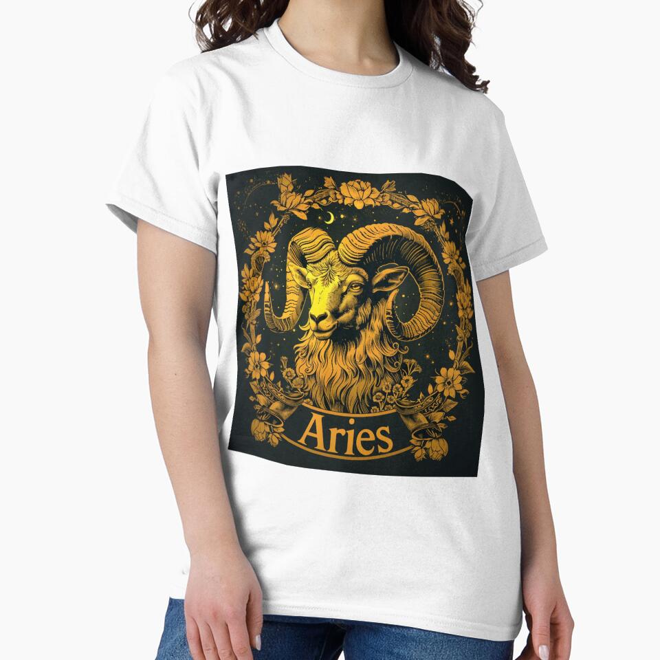 Vintage Style Aries Zodiac Sign by AiHead