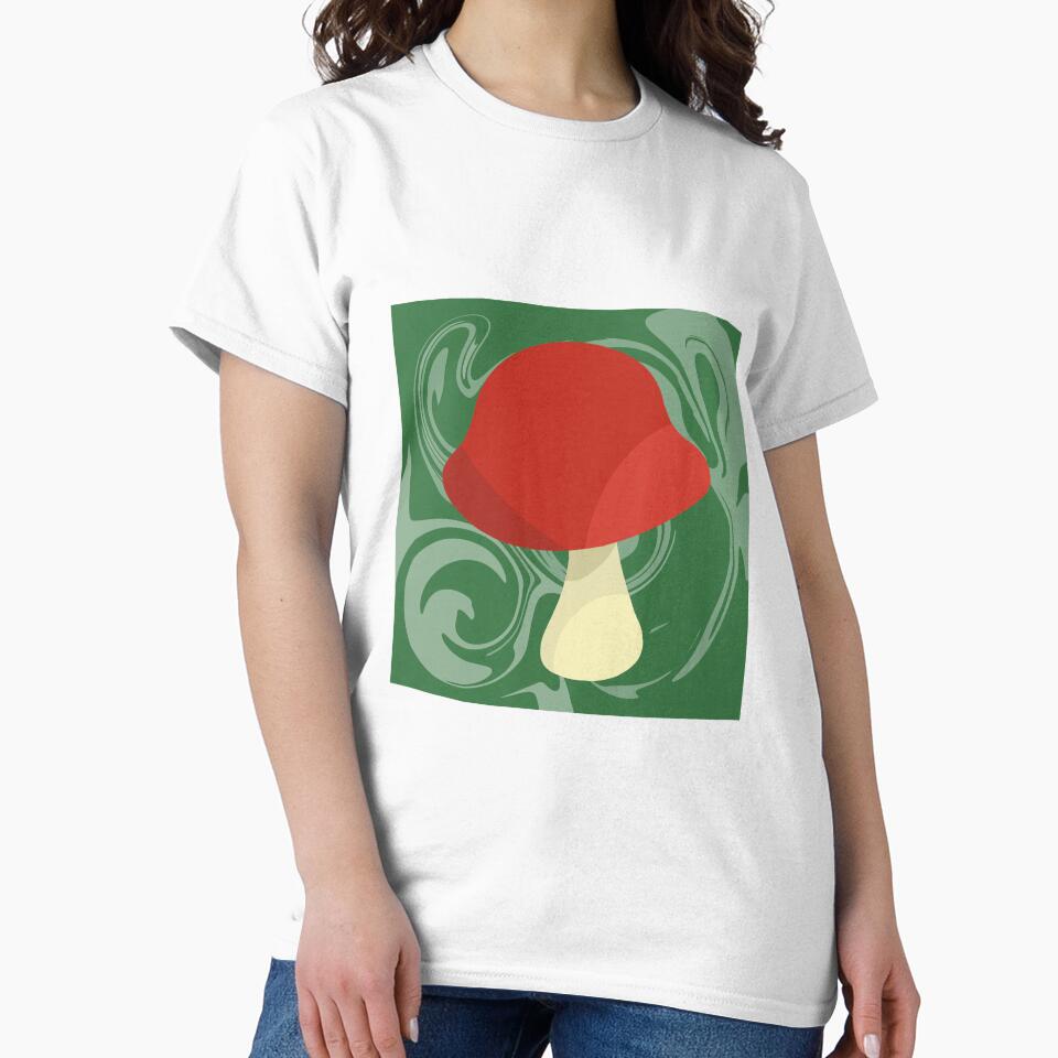 Mushroom Pin by themotleyart