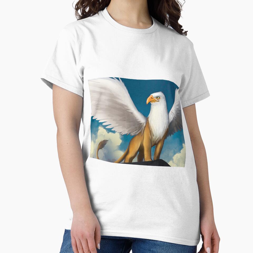 A Mighty Griffin standing on a cliff by Aktio  Design