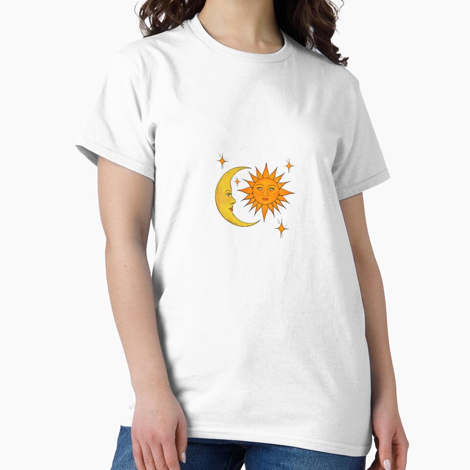 Celestial Faces: Sun and Moon in Harmony by thewhimsyash