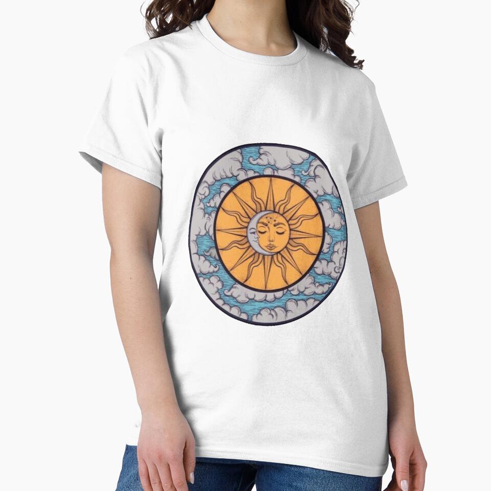 The Sun and Moon Circular Design by freakydutchkid