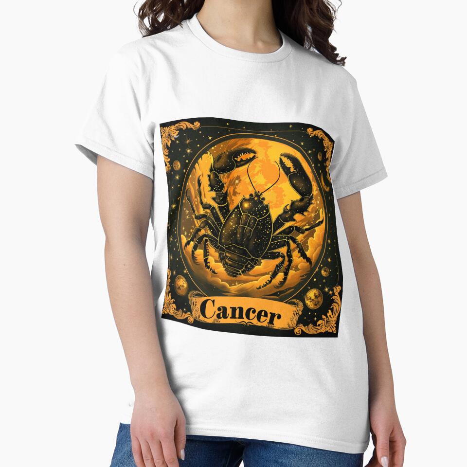 Vintage Style Cancer Zodiac Sign by AiHead