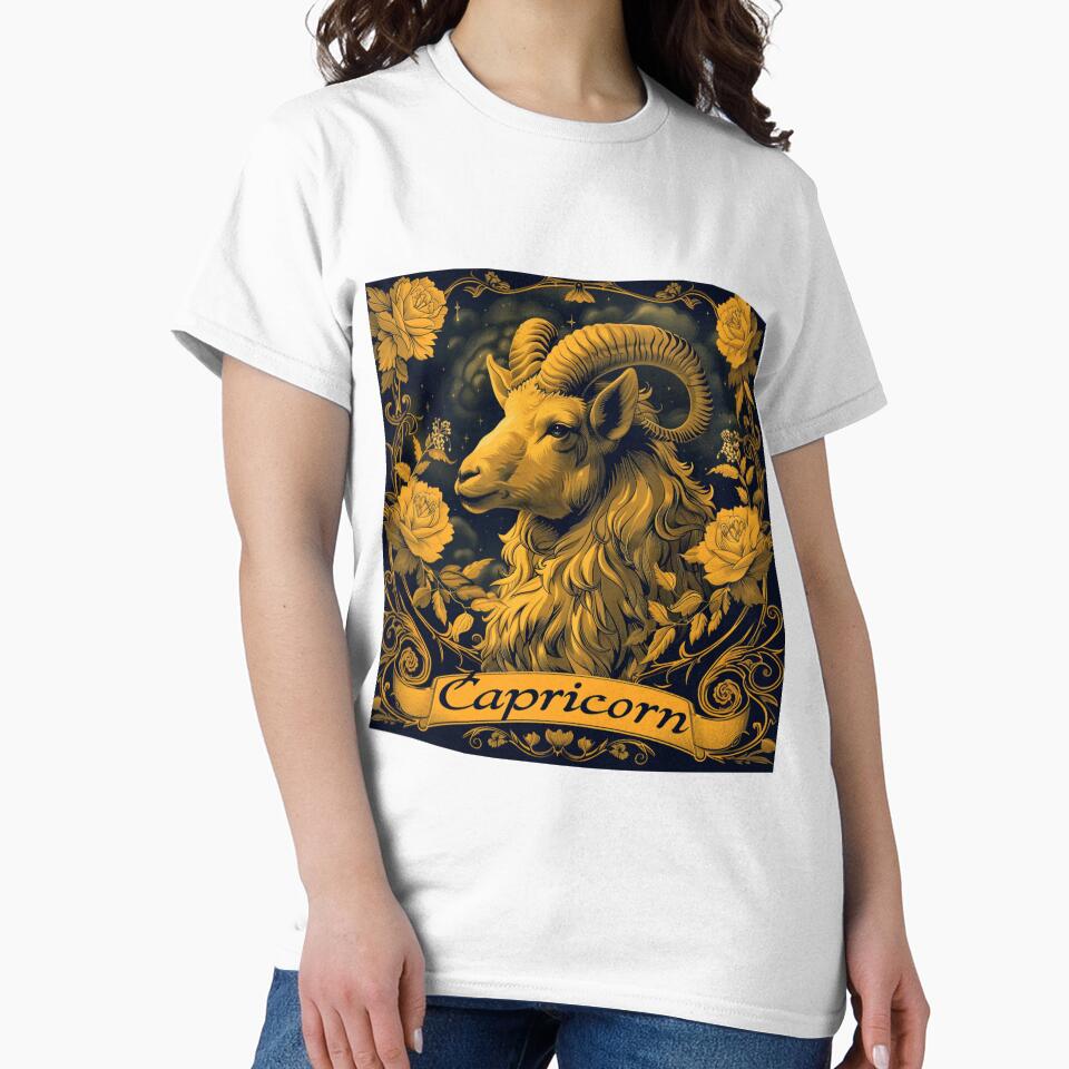 Vintage Style Capricorn Zodiac Sign by AiHead