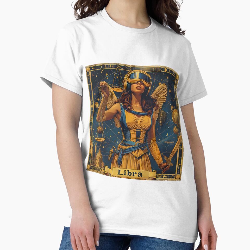Vintage SciFi Style Libra Zodiac Sign by AiHead