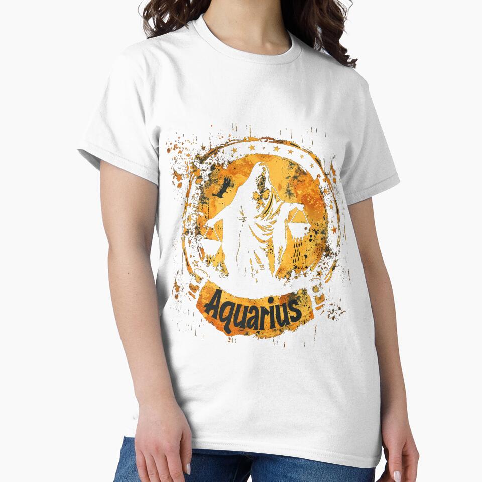 Grunge Style Aquarius Zodiac Sign by AiHead