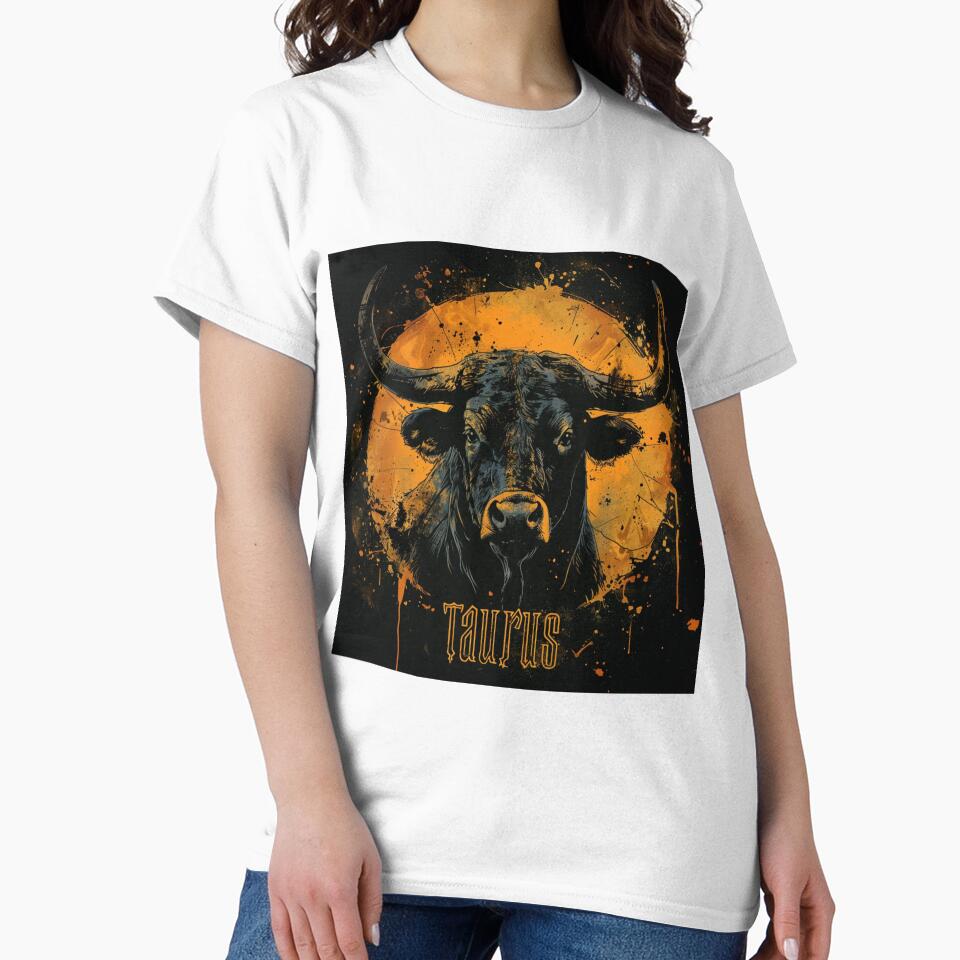 Grunge Style Taurus Zodiac Sign by AiHead