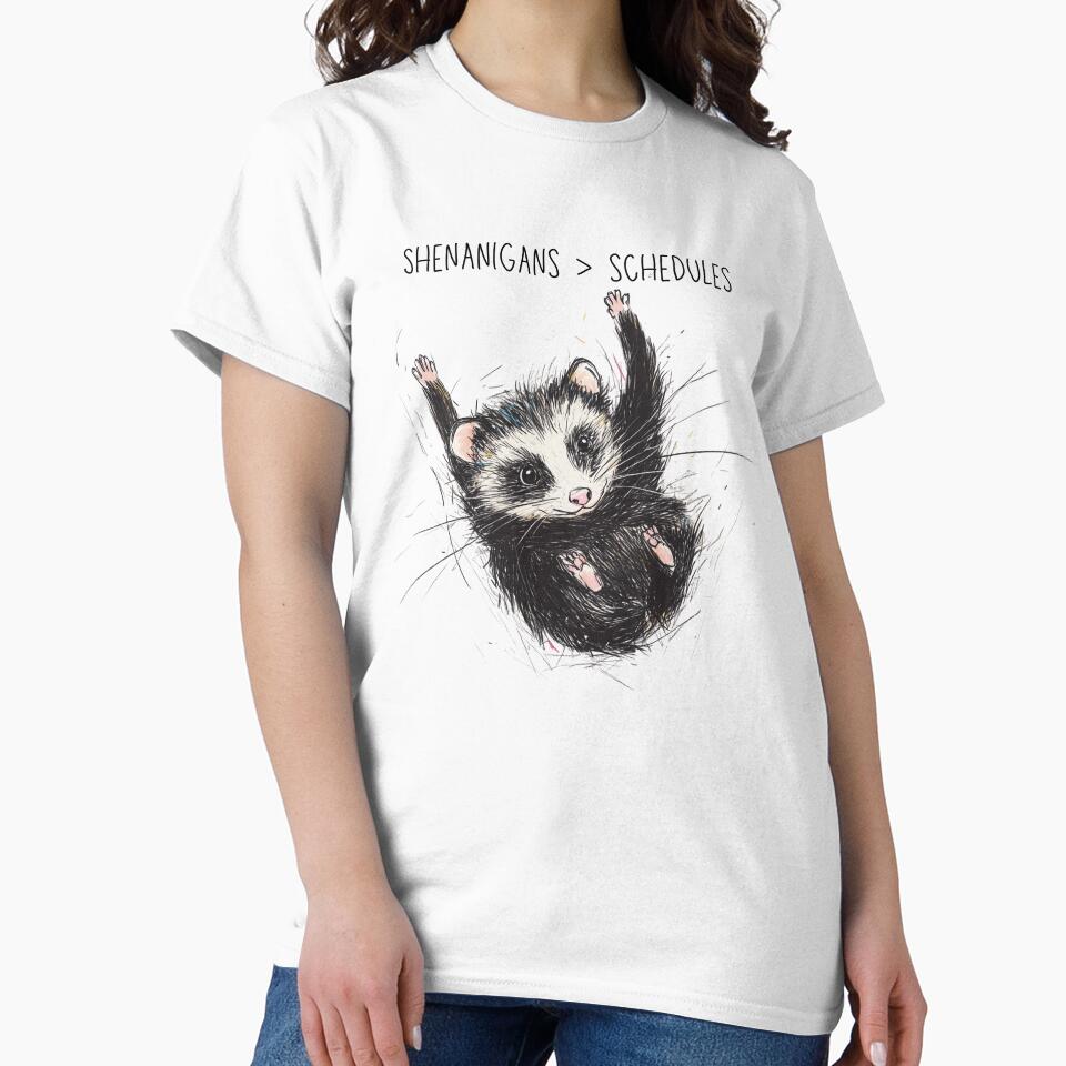 Shenanigan Opossum | Funny Possum Meme Tees and Stickers by Envision Designs