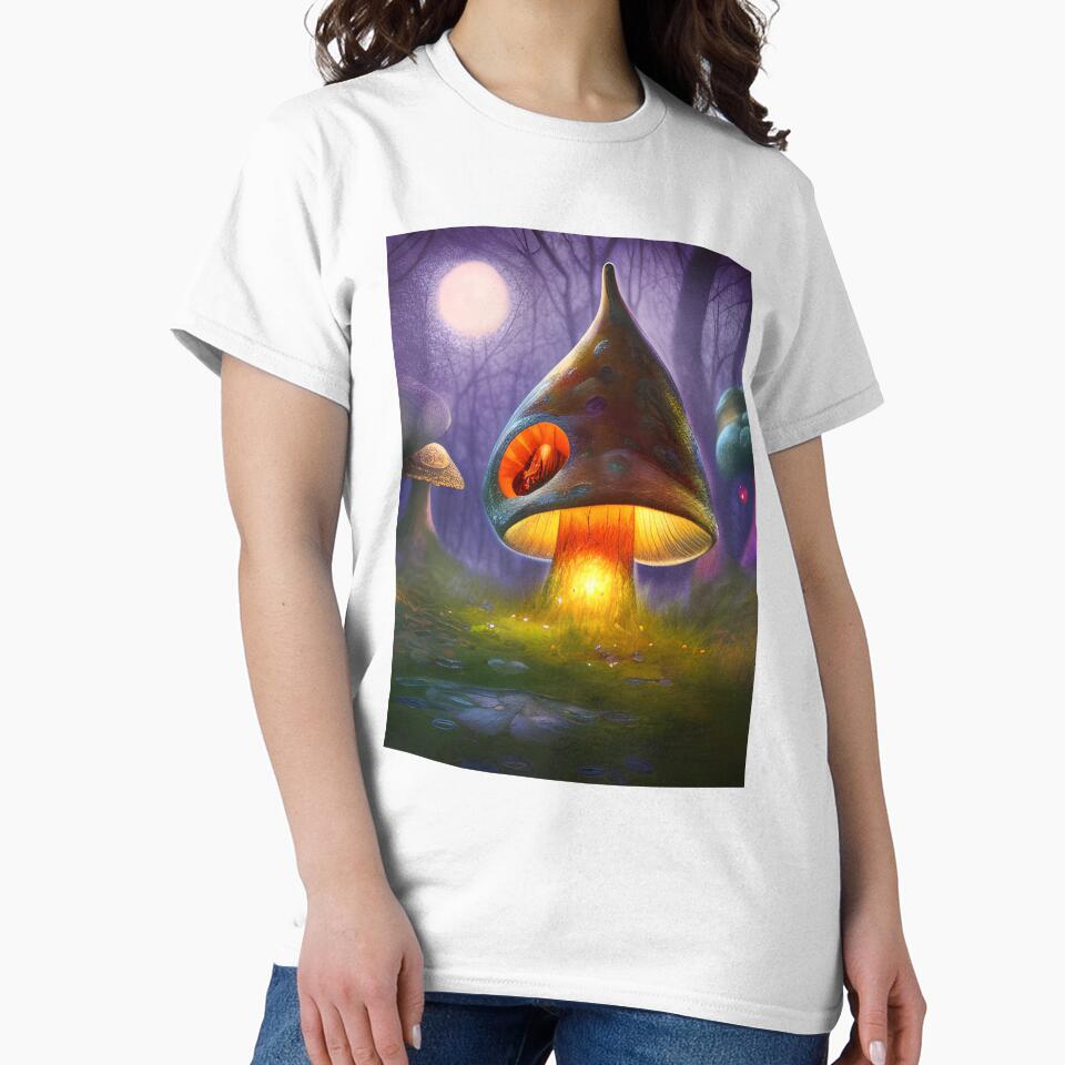 Moonlit Mushroom by GoodaBeing